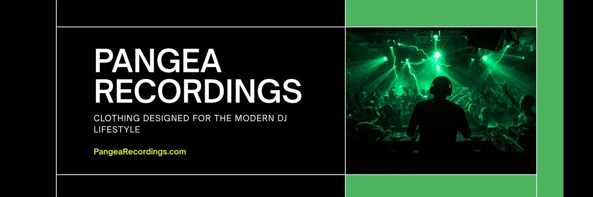 DJ Culture Merch Collection — Pangea Recordings official clothing for DJs featuring Less Talking More Mixing streetwear